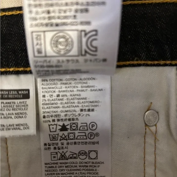 Levi's Men's 505 Straight Stretch Jeans 36x30 - Picture 4 of 4